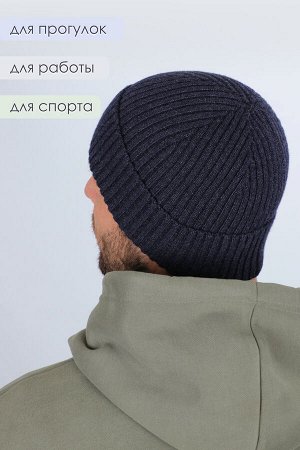 Шапка Варианты расцветки: черный
Ткань: вязаный трикотаж , Состав: 60% шерсть; 40% акрил
Мужская шапка. Состав материала: 60% шерсть, 40% акрил. Обхват головы: 52-58 см.
Шапка мягкая и теплая, идеаль
