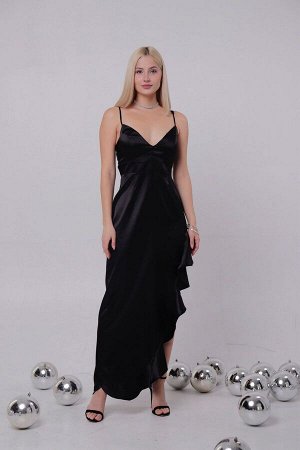 Платье вечернее чёрное
