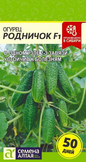 Огурец Родничок F1/Сем Алт/цп 0,3 гр.