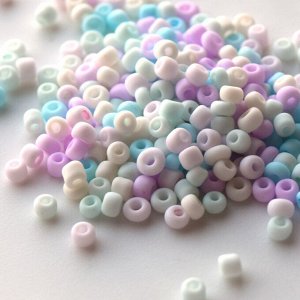 Бисер чешский 1012 микс макарун, размер 11/0