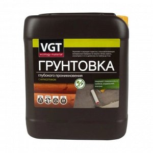 Грунтовка глубокого проникновения с антисептиком ВД-АК-0301 VGT (5 кг)