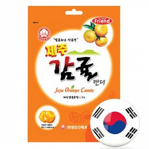 Карамель мандариновая JEJU ORANGE CANDY ТМ Mammos 100гр 1/20КОРЕЯ, РЕСПУБЛИКА