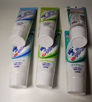 Зубная паста "Dentor Clear MAX Spearmint" для защиты от кариеса с микропудрой, мятная (туба) 140г /60