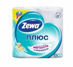 Бумага туалетная Zewa Плюс Океанская свежесть 2 слоя 4рул