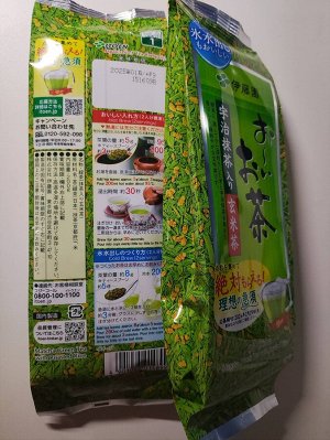 Чай японский зеленый листовой (с обжаренным рисом и матча),200гр