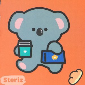 Блокнот на кольцах "Koala" №1 (8х10,5см)