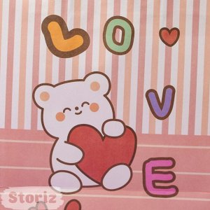 Подарочный пакет "Bear" Love 21x18x8 см