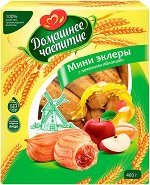 «Домашнее чаепитие», мини эклеры с печёными яблоками, 460г