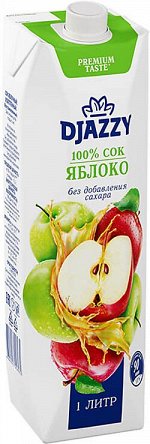 «Djazzy», сок Яблоко», 1л