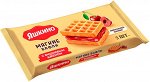 «Яшкино», вафли мягкие с вишнёвым джемом, 120г