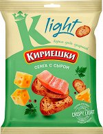 «Кириешки Light», сухарики со вкусом «Сёмга с сыром», 80г
