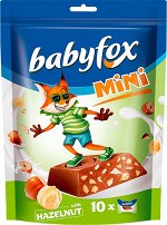 «BabyFox», конфеты шоколадные mini с фундуком, 120г