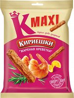 «Кириешки Maxi», сухарики со вкусом жареных креветок, 60г