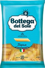 «Bottega del Sole», макаронные изделия «Перья», 400г
