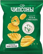 «Чипсоны», чипсы со вкусом сметаны и лука, 40г