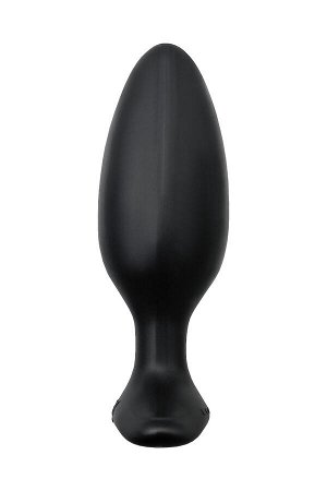 Анальная втулка LOVENSE Hush 2 (M), силикон, черная, 13,5 см