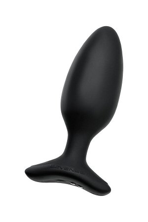 Анальная втулка LOVENSE Hush 2 (M), силикон, черная, 13,5 см, ? 4,4 см