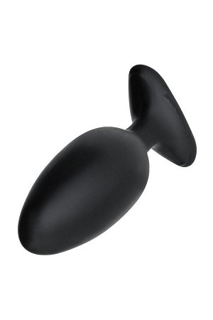 Анальная втулка LOVENSE Hush 2 (M), силикон, черная, 13,5 см, ? 4,4 см