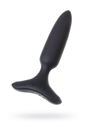 Анальная втулка LOVENSE Hush 2 (XS), силикон, черная, 12,1 см, ? 2,5 см