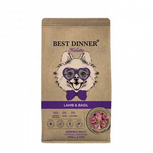 Best Dinner Holistic с ягненком и базиликом 10 кг