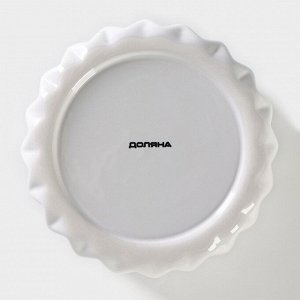 Банка для хранения сыпучих продуктов Доляна «Золотой зайка», 900 мл, 12*18 см, керамическая, цвет белый