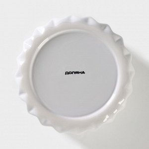 Банка для хранения сыпучих продуктов Доляна «Золотой зайка», 1,1 л, 12,5*23 см, керамическая, цвет белый