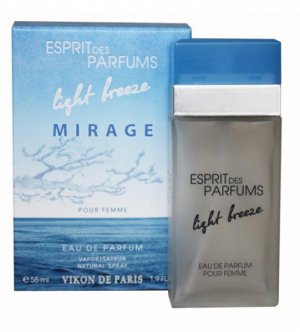 НОВАЯ ЗАРЯ woman (vp) LIGHT BREEZE - MIRAGE   Туалетные духи  55 мл. (Легкий Бриз Мираж)