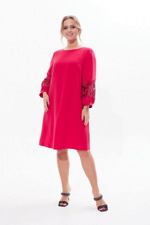 Платье Цвет: красный, розовый
Сезон: Демисезон
Коллекция: * Осень 2023 *, Праздничная
Стиль: Нарядный
Материал: текстиль
Комплектация: Платье
Состав: полиэстер 100%

Нарядное платье А-силуэта длины 