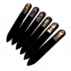 BHM Professional Хрустальная пилочка для ногтей, 4103 принцы, в ассортименте, 13,5 см