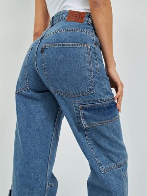 Женские джинсы Baggy fit широкие