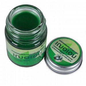 Тайский зеленый бальзам с кликантусом Cheraim Brand Compound Clinacanthus Butans Balm 22 g.