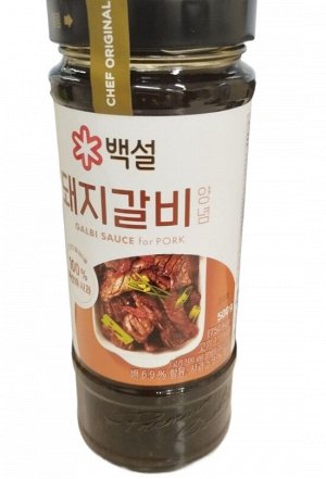 Соус и маринад КАЛЬБИ для свинины 500 г ст/б (CJ CheilJedang GALBI SAUSE for PORK) Ю. Корея