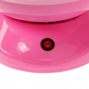 Аппарат для приготовления сладкой ваты Luazon LCC-01, 500 Вт, розовый