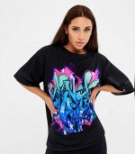 Футболка Bona Fashion: OVERSIZE T-shirt &quot;Yo-Yo Girl&quot;