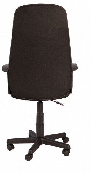 Кресло компьютерное офисное Амиго регулируемое по высоте на колесиках из ткани черное. Offiks. Нагрузка до 120кг.