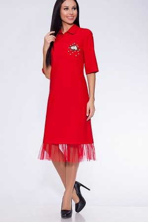 Платье 136 Орландо, красный