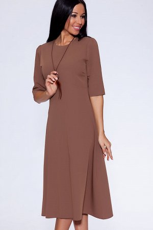 Платье 294 "Гольяно", коричневый
