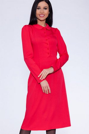 Платье 410 "Гольяно SPRING", красный