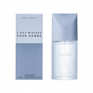 Туалетная вода Jean Miss L'ost W'aters Pour Homme EDТ, 75 мл. (цена снижена)