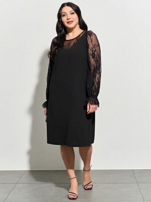 Платье 0287-1а черный муар