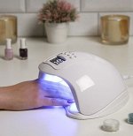 Лампа для гель-лака Luazon LUF-01, UV/LED, 48 Вт, 24 диода, таймер 60/90/120 с, USB, белая