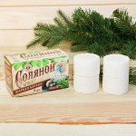 Соляной брикет для бани &quot;Жаркая банька&quot;, 4 шт. с ароматом пихты
