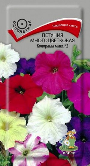 Петуния многоцветковая Колорама микс F2