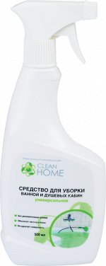 CLEAN HOME Средство д/уборки ванной и душевых кабин