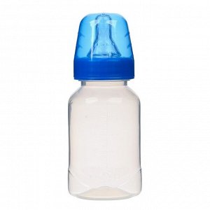 Бутылочка для кормления, классическое горло, 150 мл., от 0 мес., цвет синий