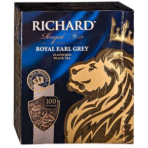 чай RICHARD ROYAL 'EARL GREY' 100 пакетиков 1/6