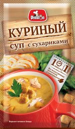Суп-пюре Куриный с сухариками 16г