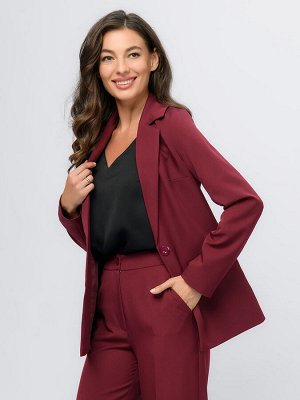 1001 Dress Жакет винного цвета с карманами