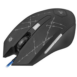 Мышь Defender Forced GM-020L black, игровая, 3200dpi, 5 кнопок, USB (52020)