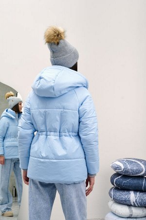 Куртка женская зимняя 'Лео' голубой